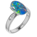 Oval Opal Triplet 60_Sterling Silver_Oval