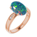 Oval Opal Triplet 67_Rose Gold_Oval
