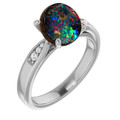 Round Boulder Opal 47_Sterling Silver_Round