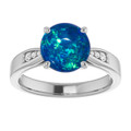 Round Black Opal 49_Sterling Silver_Round