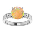Round Black Opal 56_White Gold_Round