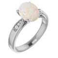 Round White Opal 57_White Gold_Round