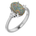 Oval Black Opal 11_White Gold_Oval