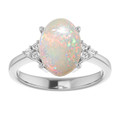 Oval White Opal 1_Sterling Silver_Oval