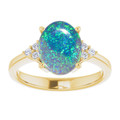 Oval Black Opal 6_Yellow Gold_Oval