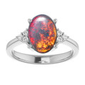 Oval Black Opal 10_Sterling Silver_Oval