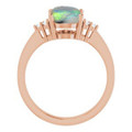 Oval Black Opal 16_Rose Gold_Oval