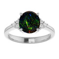 Round Boulder Opal 50_Sterling Silver_Round
