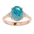 Oval Black Opal 6_Rose Gold_Oval
