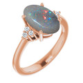 Oval Black Opal 12_Rose Gold_Oval