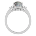 Oval Black Opal 12_Sterling Silver_Oval