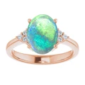 Oval Black Opal 16_Rose Gold_Oval