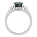 Oval Black Opal 7_Sterling Silver_Oval