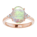 Oval Black Opal 13_Rose Gold_Oval