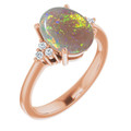 Oval White Opal 14_Rose Gold_Oval