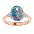 Oval Opal Triplet 61_Rose Gold_Oval