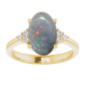 Oval Black Opal 12_Yellow Gold_Oval