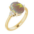 Oval White Opal 14_Yellow Gold_Oval