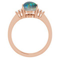 Oval Opal Triplet 67_Rose Gold_Oval