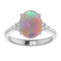 Oval Black Opal 76_White Gold_Oval