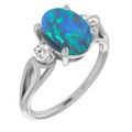 Oval Black Opal 93_White Gold_Oval   