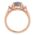 Oval Black Opal 76_Rose Gold_Oval
