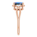 Oval Black Opal 78_Rose Gold_Oval
