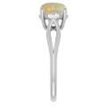 Round White Opal 118_Sterling Silver_Round