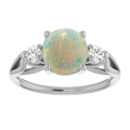 Round White Opal 120_White Gold_Round