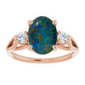 Oval Opal Triplet 130_Rose Gold_Oval