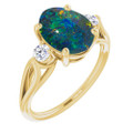 Oval Opal Triplet 130_Yellow Gold_Oval