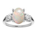 Oval White Opal 1_Sterling Silver_Oval