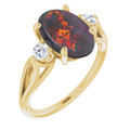 Oval Black Opal 10_Yellow Gold_Oval