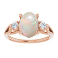 Oval White Opal 1_Rose Gold_Oval