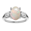 Oval White Opal 1_Sterling Silver_Oval