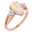Teardrop White Opal 43_Rose Gold_Teardrop