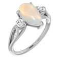Teardrop White Opal 43_White Gold_Teardrop