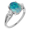 Oval Black Opal 6_Sterling Silver_Oval