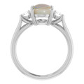 Oval White Opal 14_Sterling Silver_Oval