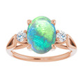Oval Black Opal 16_Rose Gold_Oval