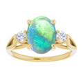 Oval Black Opal 16_Yellow Gold_Oval