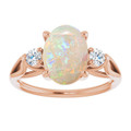 Oval White Opal 18_Rose Gold_Oval