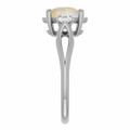Oval White Opal 18_White Gold_Oval