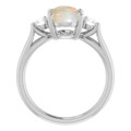 Oval White Opal 18_Sterling Silver_Oval