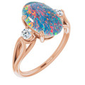 Oval Opal Triplet 61_Rose Gold_Oval