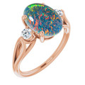 Oval Opal Triplet 68_Rose Gold_Oval