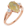 Teardrop Pipe Opal 39_Rose Gold_Teardrop