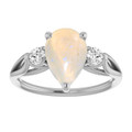 Teardrop White Opal 43_White Gold_Teardrop