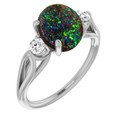 Round Boulder Opal 51_Sterling Silver_Round