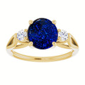 Round Boulder Opal 53_Yellow Gold_Round